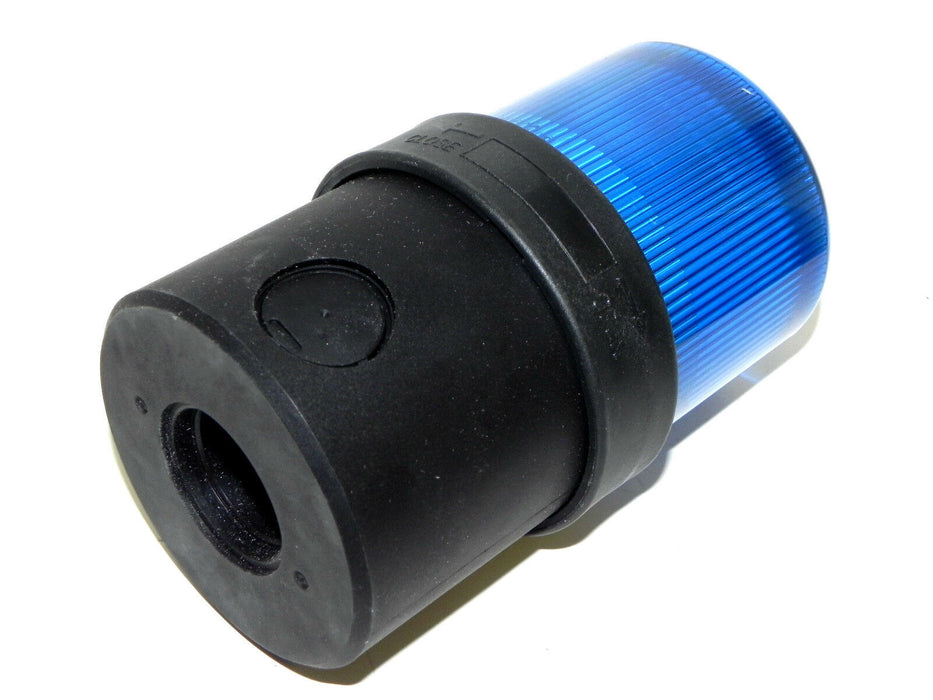 NIB TELEMECANIQUE XVBL36 BLUE STEADY BEACON BA15D10W MAX. UE:12...230V