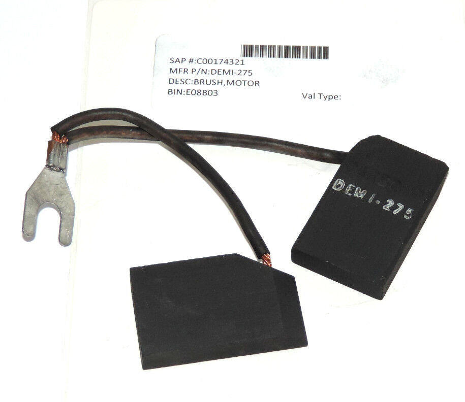 MERSEN CARBONE DEMI-275 CARBON BRUSH 1" x 1-9/16" x 5/8" DEMI275