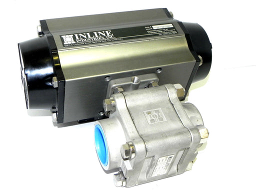 NEW INLINE AP-SR-100 ACTUATOR W/ 334F BALL VALVE 1-1/2''