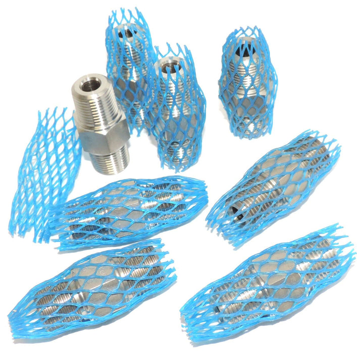 LOT OF 8 NEW PARKER 15K0101-8-8C NIPPLES ,1/2"NPT MX1/2" NPT M