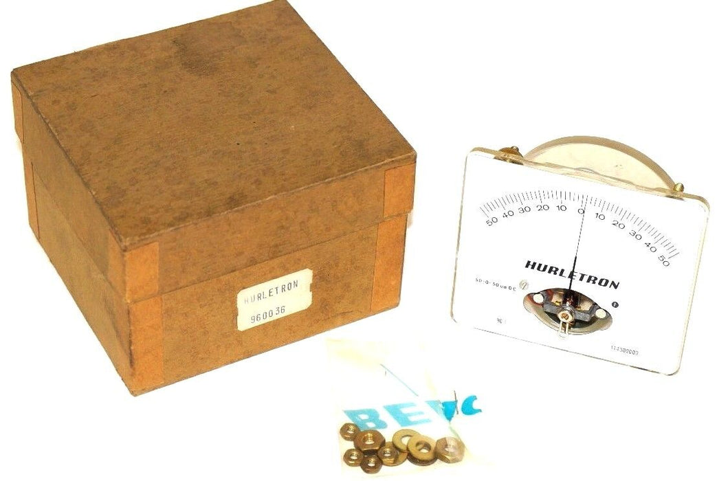 NIB HURLETRON 960036 METER 50-0-50VADC, 144309003