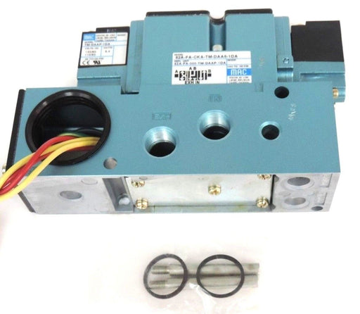 NEW MAC 82A-FA-CKA-TM-DAA5-1DA VALVE W/ TM-DAAP-1DA SOLENOIDS 6.4 WATTS