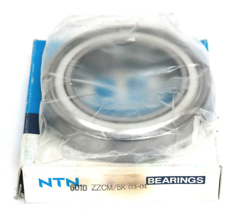 NEW NTN 6010 ZZCM/5K 03-01 BALL BEARING 6010ZZCM/5K