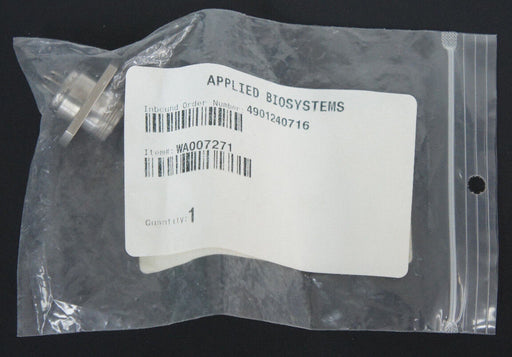 NEW APPLIED BIOSYSTEMS WA007271 FEEDTHRU ASSY FLANGE