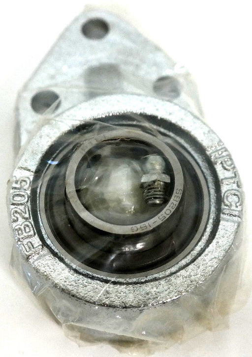 NEW IPTCI FB205 BEARING 1" I.D, 3 BOLT FLANGE MOUNT 25MM BORE