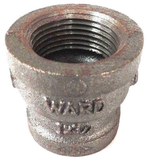 LOT OF 11 NEW WARD 1X3/4 BLK MI CPLG 1" X 3/4" BLACK PIPE REDUCER COUPLING