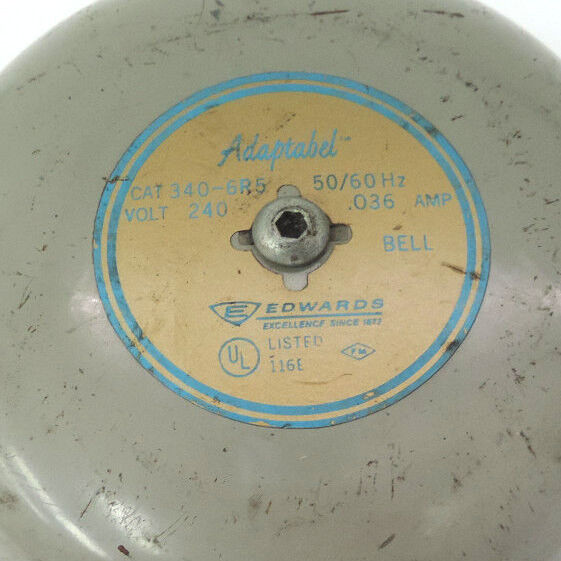 NEW EDWARDS 340-6R5 ADAPTABEL BELL 240V 50/60HZ .036A