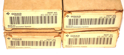 LOT OF 4 NIB MODICON AS-8534-000 800IO LOW DENSITY CONNECTORS PM-0056-001