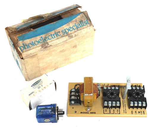 NEW BANNER MRB PHOTOELECTRIC CONTROL CHASSIS 16347 W/ BR-2 RELAY