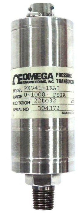 NEW OMEGA PX941-1KAI PRESSURE TRANSDUCER 0-1000 PSIA 22-32 VDC, PX9411KAI
