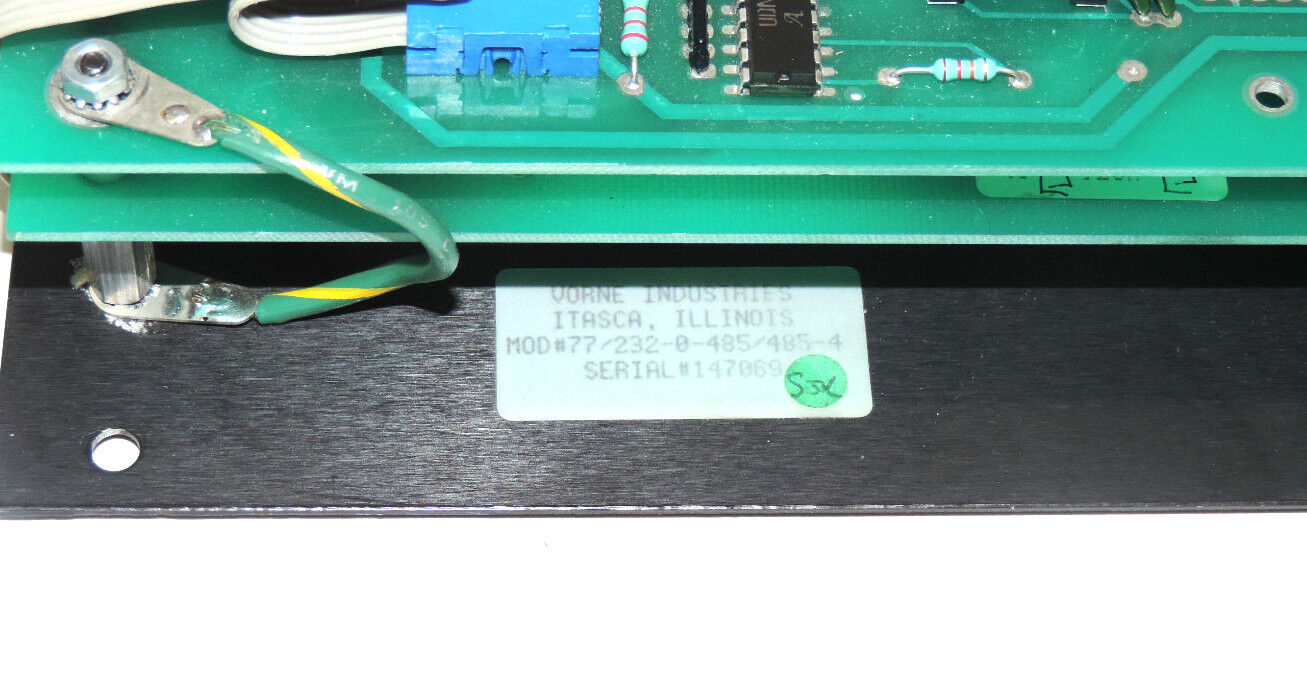 VORNE 77/232-0-485/485-4 DIGITAL DISPLAY COUNTER 4 DIGIT 7723204854854 REPAIRED