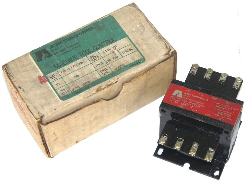 NIB ACME ELECTRIC CORPORATION TA-1-81301 INDUSTRIAL CONTROL TRANSFORMER VA 50