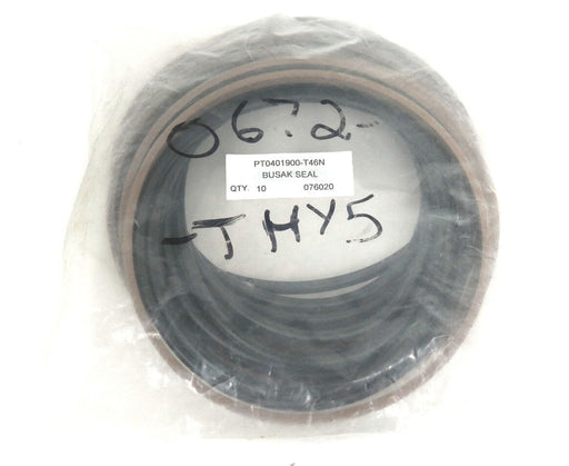 LOT OF 10 NEW MSC PT0401900-T46N BUSAK SEAL O-RINGS 076020 PT0401900T46N