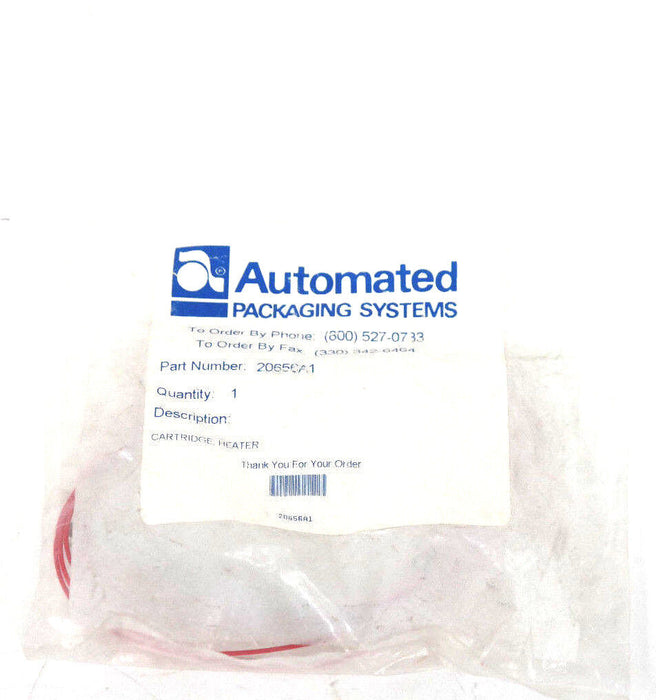 NEW AUTOMATED PACKAGING SYSTEMS 20656A1 CARTRIDGE HEATER