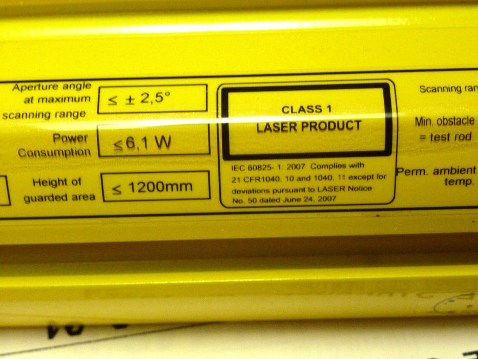 NIB SICK 1204118 XC40S-1203A0A00AA0 C4000 LIGHT CURTAIN 1200MM GUARDED AREA