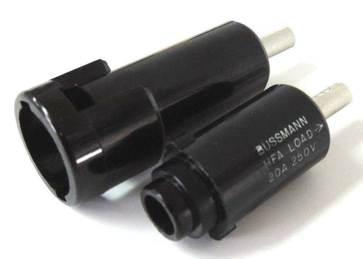 LOT OF 2 NEW BUSSMANN HFA BUSS FUSEHOLDERS FUSE HOLDERS 20A 250V, 1/4"x1-1/4"