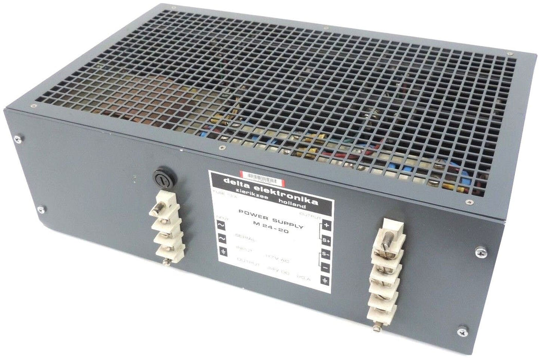 DELTA ELEKTRONIKA M24-20 POWER SUPPLY INPUT: 117VAC OUTPUT: 24VDC 20A *REPAIRED*