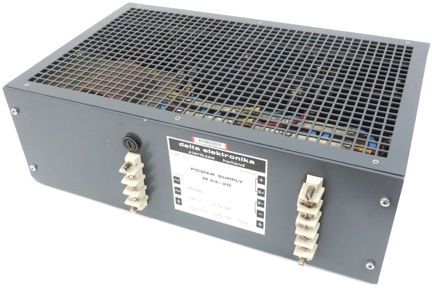 DELTA ELEKTRONIKA M24-20 POWER SUPPLY INPUT: 117VAC OUTPUT: 24VDC 20A *REPAIRED*