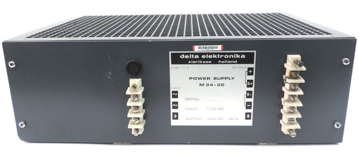 DELTA ELEKTRONIKA M24-20 POWER SUPPLY INPUT: 117VAC OUTPUT: 24VDC 20A *REPAIRED*