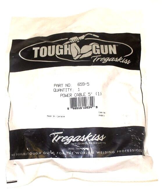 NEW TREGASKISS 659-5 POWER CABLE 5' 6595