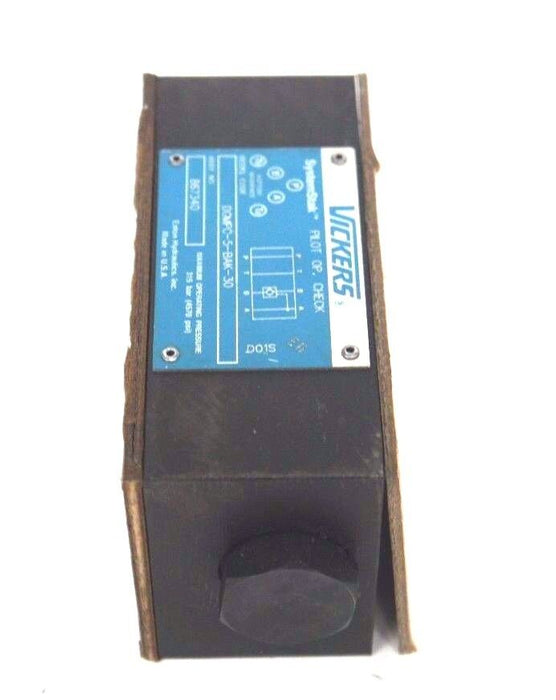 NEW VICKERS DGMPC-5-BAK-30 SystemStak CHECK VALVE DGMPC5BAK30 ASSY. NO. 867340