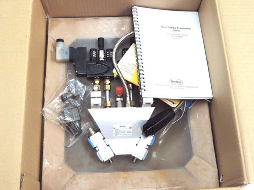 NIB NORDSON 731989 BLUE SERIES PNEUMATIC GUN, SOLIDBLUE A-2-T-30-VARISTOR