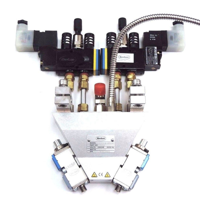 NIB NORDSON 731989 BLUE SERIES PNEUMATIC GUN, SOLIDBLUE A-2-T-30-VARISTOR