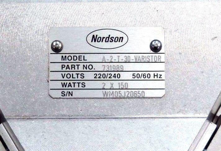 NIB NORDSON 731989 BLUE SERIES PNEUMATIC GUN, SOLIDBLUE A-2-T-30-VARISTOR