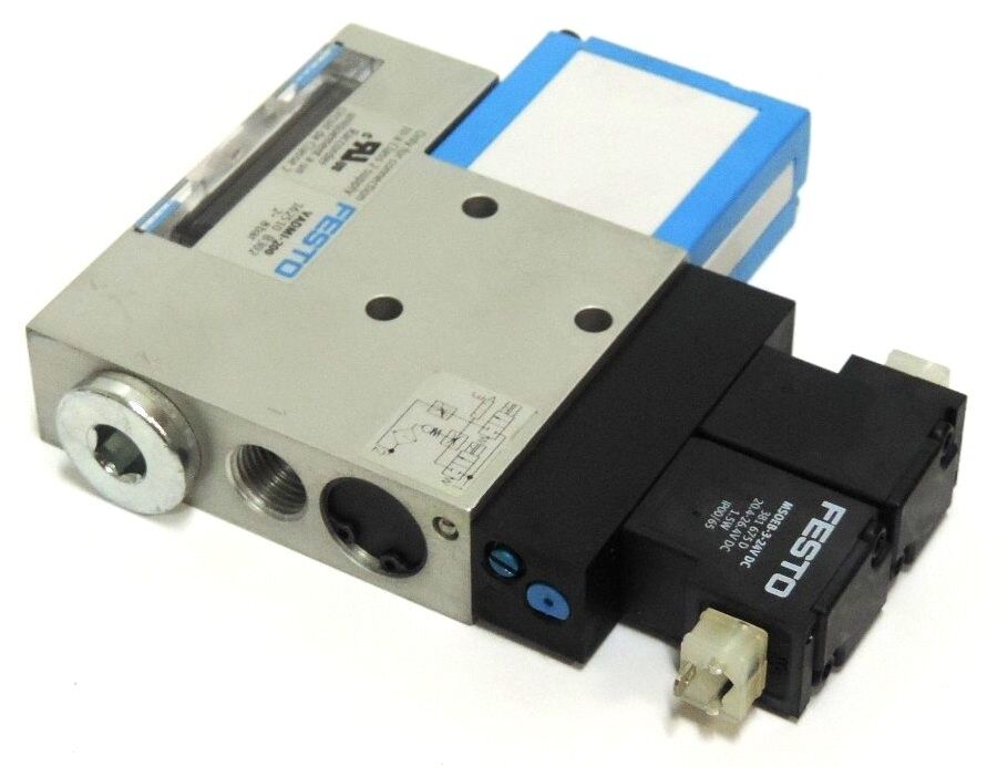 NIB FESTO ELECTRIC VADMI-200 VACUUM GENERATOR WITH MS0EB-3-24V DC COILS