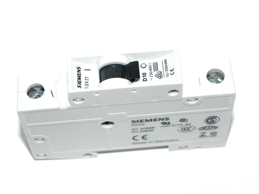 NEW SIEMENS 5SX21D10 CIRCUIT BREAKER 230/400V 5SX21, 5SX2, 277V MAX