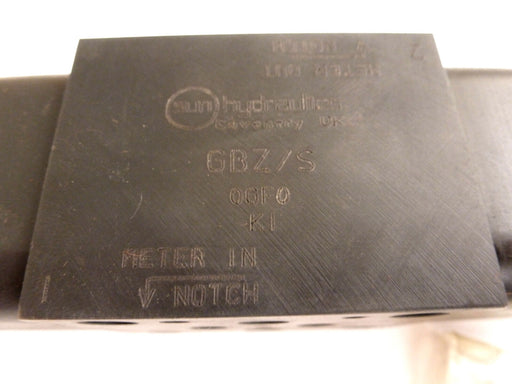 NEW SUN HYDRAULICS GBZ/S FLOW CONTROL VALVE GBZS