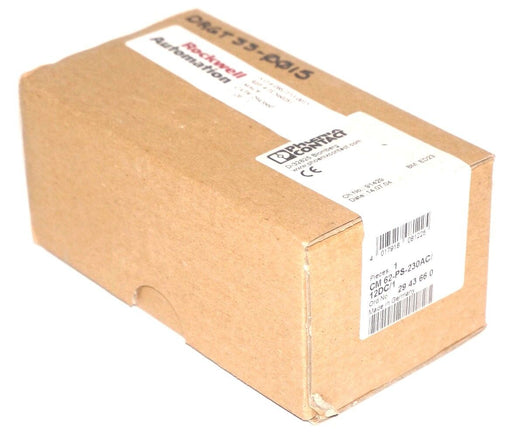 FACTORY SEALED PHOENIX CONTACT CM 62-PS-230AC/12DC/1 POWER SUPPLY 2943660