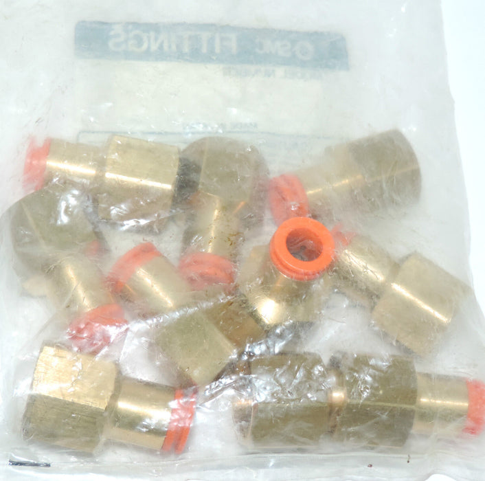 NEW SMC KQ2F11-37 FITTINGS FEMALE CONNECTOR KQ2F1137 (QTY:10)