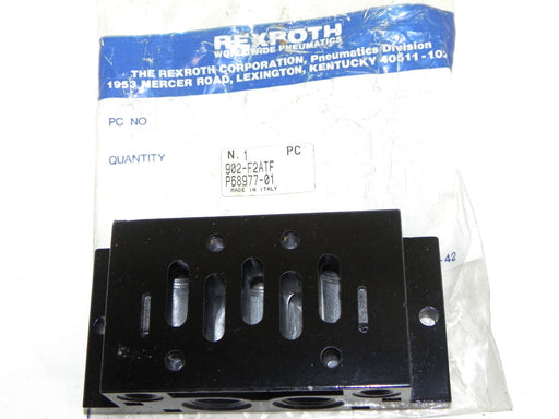 NEW REXROTH 902-F2ATF MANIFOLD SUBBASE P68977-01