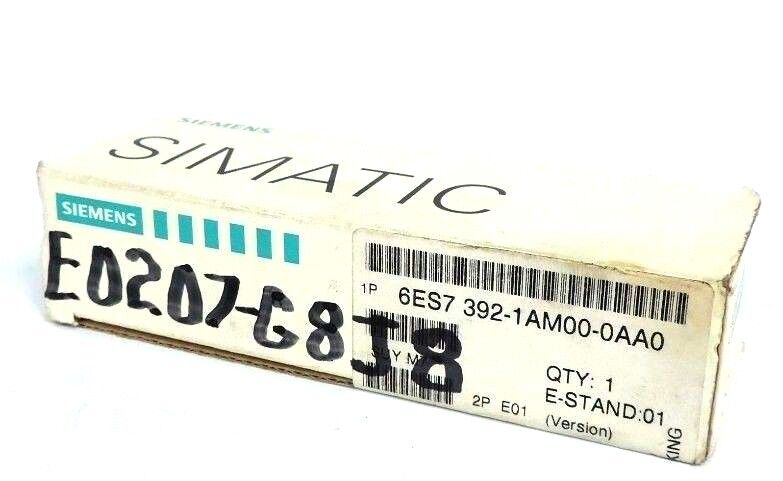 NIB SIEMENS 6ES7-392-1AM00-0AA0 CONNECTOR E-STAND: 01 6ES73921AM000AA0