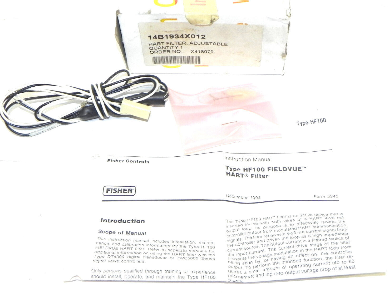 NIB FISHER 14B1934X012 HART FILTER
