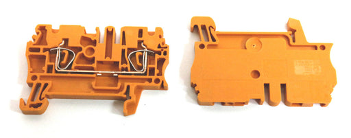 LOT OF 25 NEW WEIDMULLER ZDU-2.5 TERMINAL BLOCKS ZDU25, 800V, 8KV, 24AMP