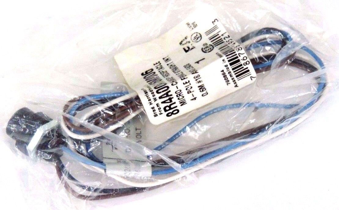 LOT OF 5 NEW BRAD HARRISON 8R4A00A16M006 RECEPTACLE