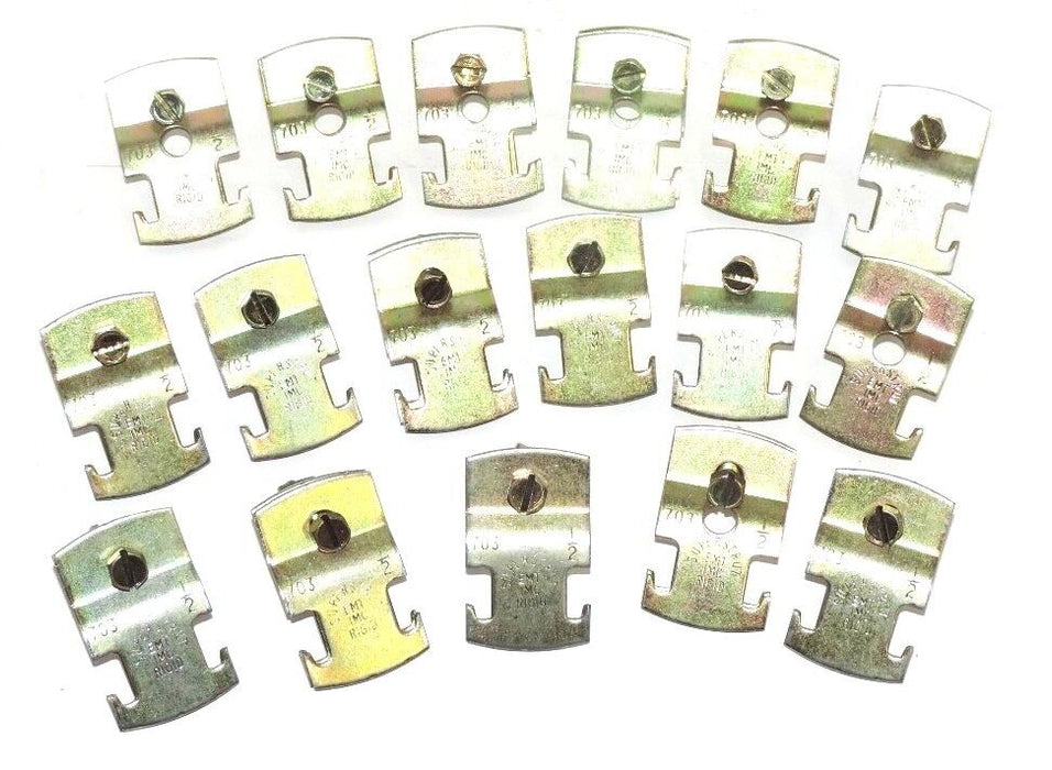 LOT OF 17 SUPERSTRUT EMT IMC RIGID 1/2" CLAMPS