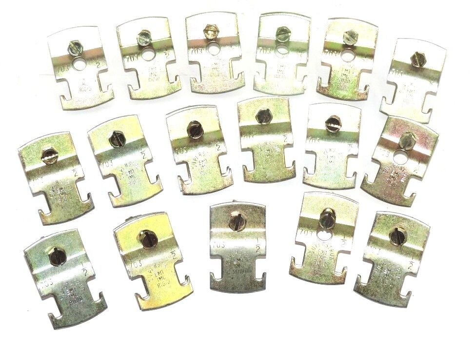 LOT OF 17 SUPERSTRUT EMT IMC RIGID 1/2" CLAMPS