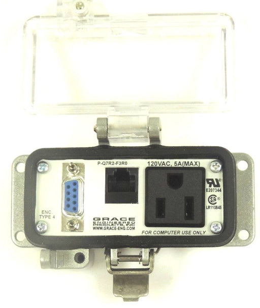 NEW GRACE P-Q7R2-F3R0 N4X DB9 F-M/ETHERNET/120VAC, PQ7R2F3R0