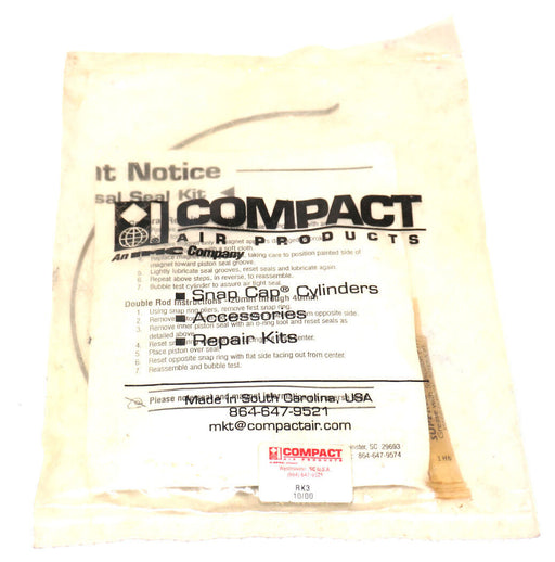 NEW COMPACT AIR PRODUCTS RK3 10/00 CYLINDER REPAIR KIT