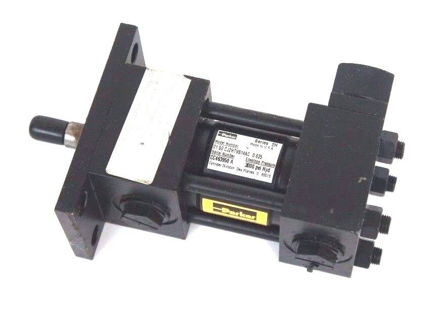 NEW PARKER 01.50 CJ2HTVS14AC 0.625 CYLINDER SERIES 2H 3000 PSI ENVELOPE PRESS.