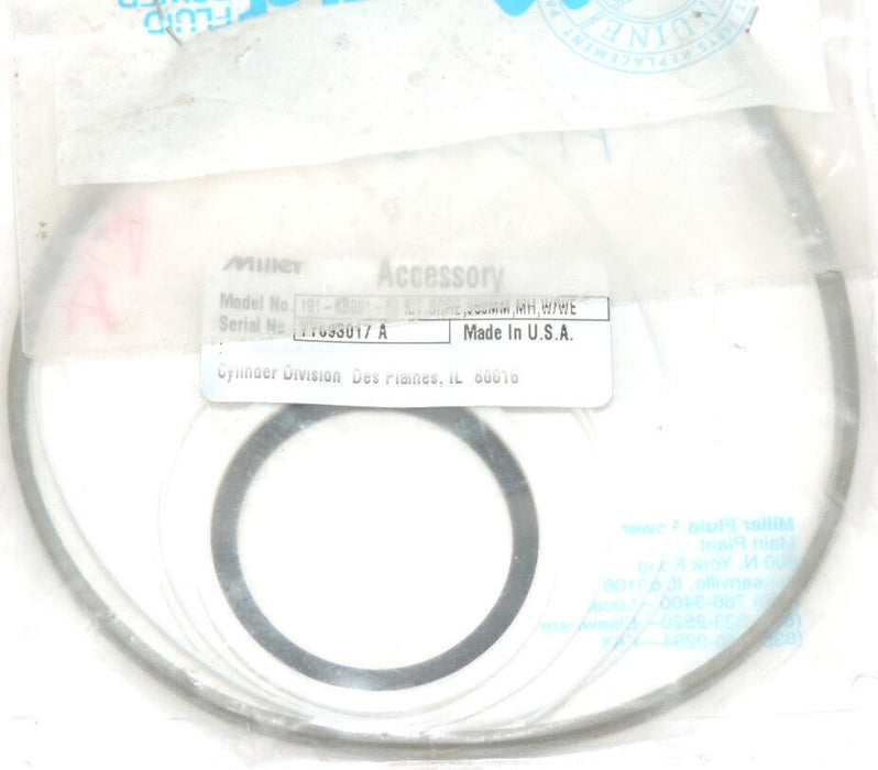 NEW MILLER FLUID POWER 191-KB001-50 BORE KIT, 050MM, MH, W/WE SER. NO: YY693017A