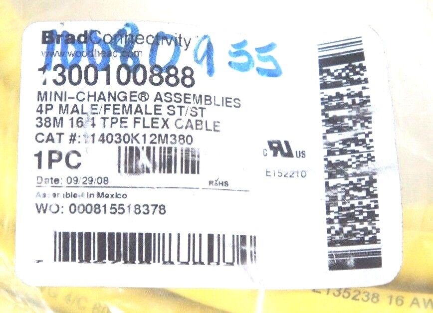 NEW BRAD HARRISON 14030K12M380 MINI CHANGE ASSEMBLY 38M 1300100888