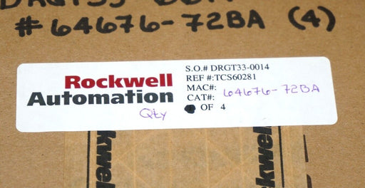 FACTORY SEALED ALLEN BRADLEY 64676-72BA FUSE 6467672BA