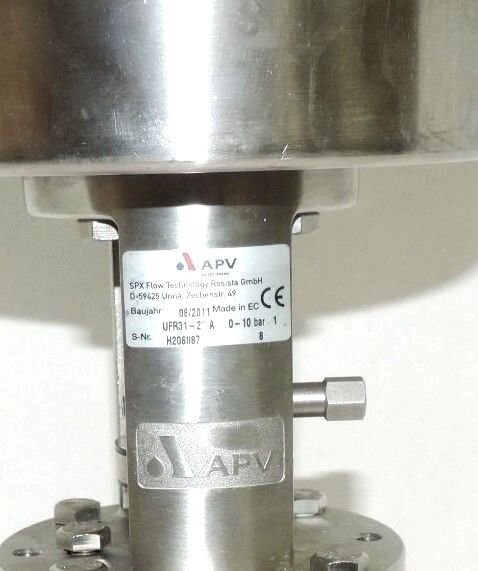 NEW APV SPX FLOW TECHNOLOGY UFR31-2'' A RELIEF VALVE 0-10BAR M38BP818734TT