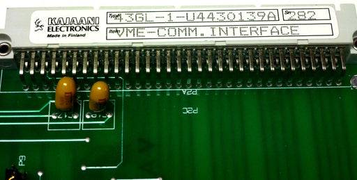 NEW KAJAANI ELECTRONICS 43GL-1-U4430139A VME-COMM. INTERFACE 43GL1U4430139A