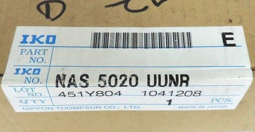 FACTORY SEALED IKO NAS 5020 UUNR BEARING 451Y804, NAS5020UUNR