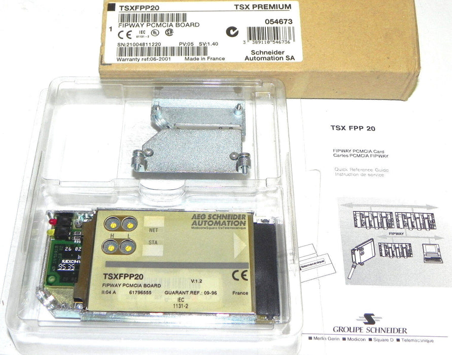 NIB SCHNEIDER ELECTRIC TSX-FPP-20 COMMUNICATION FIPWAY PCMCIA BOARD TSXFPP20